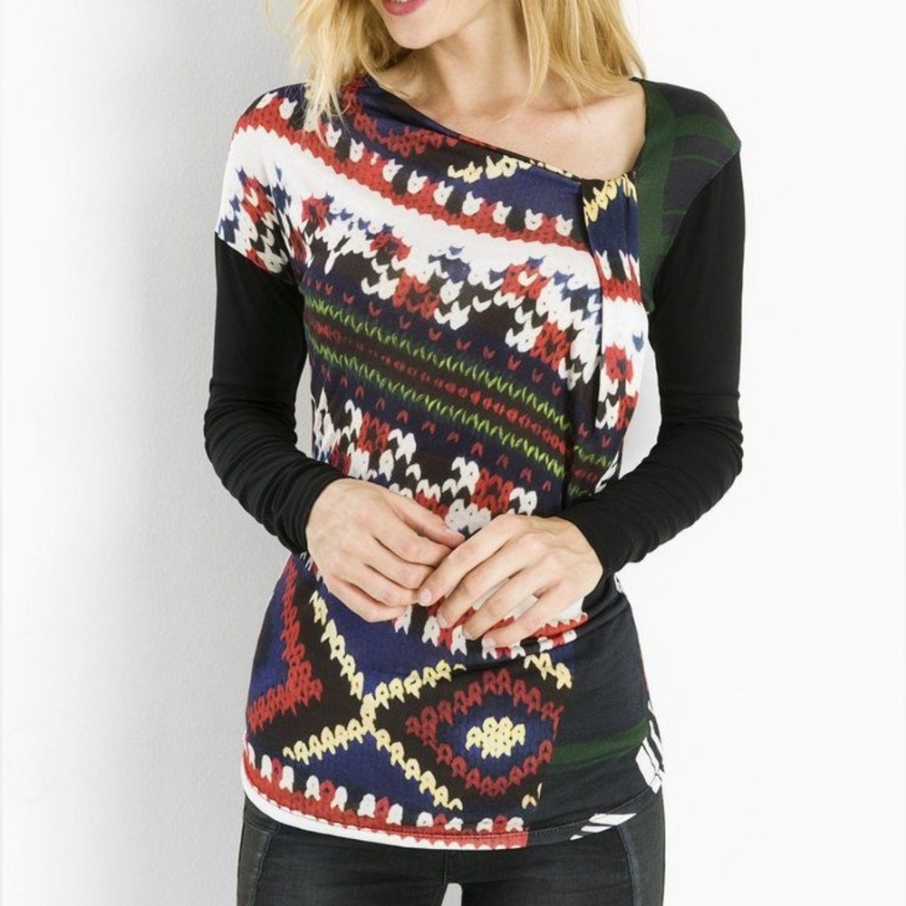 DESIGUAL TAQUE x CHRISTIAN LACROIX TOP - Picture 1 of 10